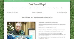 Desktop Screenshot of davisfuneralchapel.com